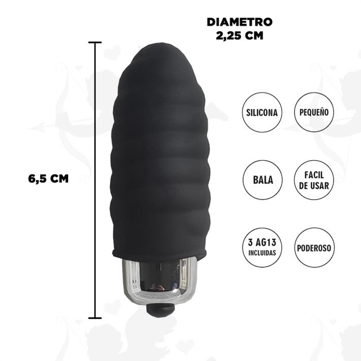 Cód: SS-SF-71079 - Estimulador de clitoris bala vibradora negra - $ 20800