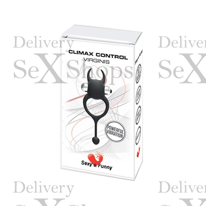Anillo en forma de diablito negro con vibracion