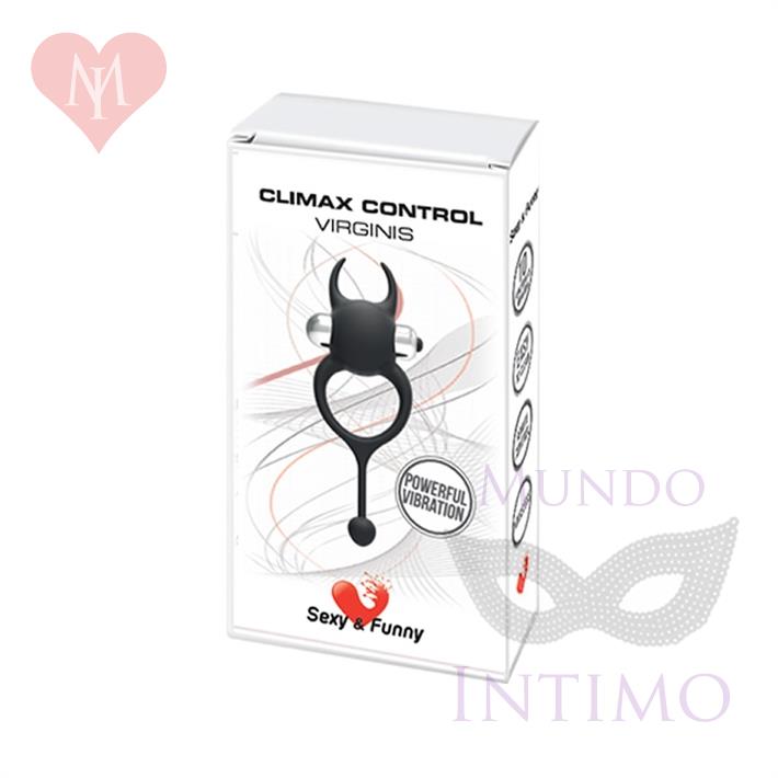 Anillo en forma de diablito negro con vibracion