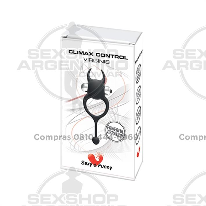 Anillo en forma de diablito negro con vibracion