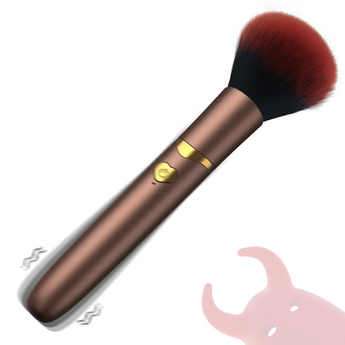 Brocha eléctrica para maquillaje, herramienta de belleza con vibración, 10 modos de vibracion