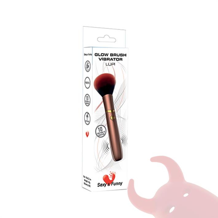 Brocha eléctrica para maquillaje, herramienta de belleza con vibración, 10 modos de vibracion