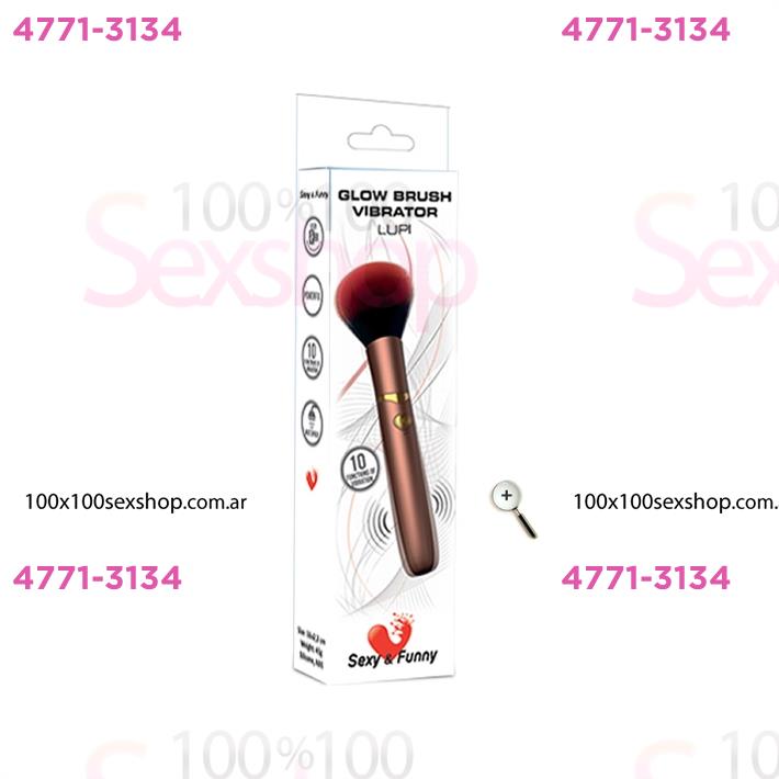 Brocha eléctrica para maquillaje, herramienta de belleza con vibración, 10 modos de vibracion