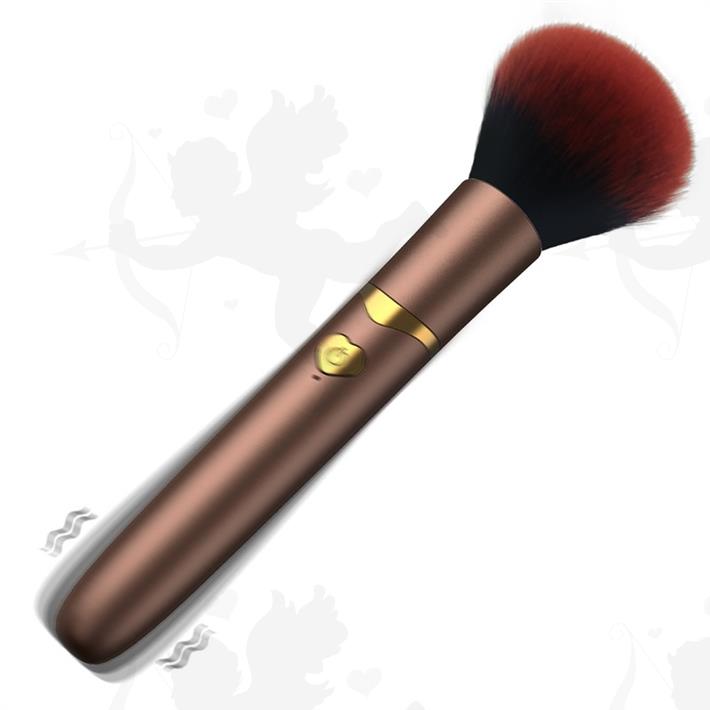 Brocha eléctrica para maquillaje, herramienta de belleza con vibración, 10 modos de vibracion