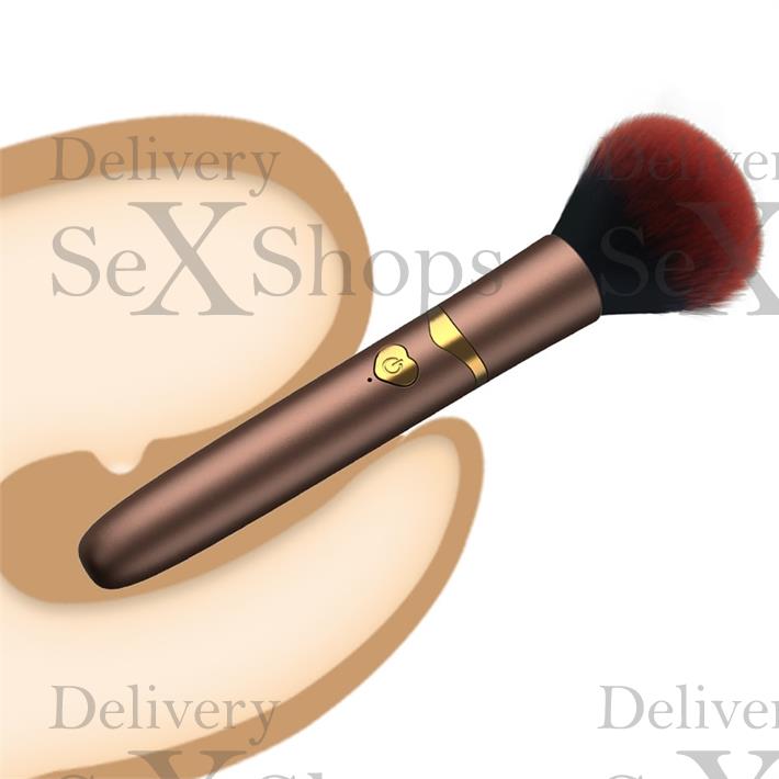 Brocha eléctrica para maquillaje, herramienta de belleza con vibración, 10 modos de vibracion