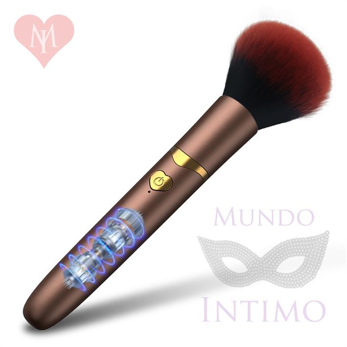 Brocha eléctrica para maquillaje, herramienta de belleza con vibración, 10 modos de vibracion