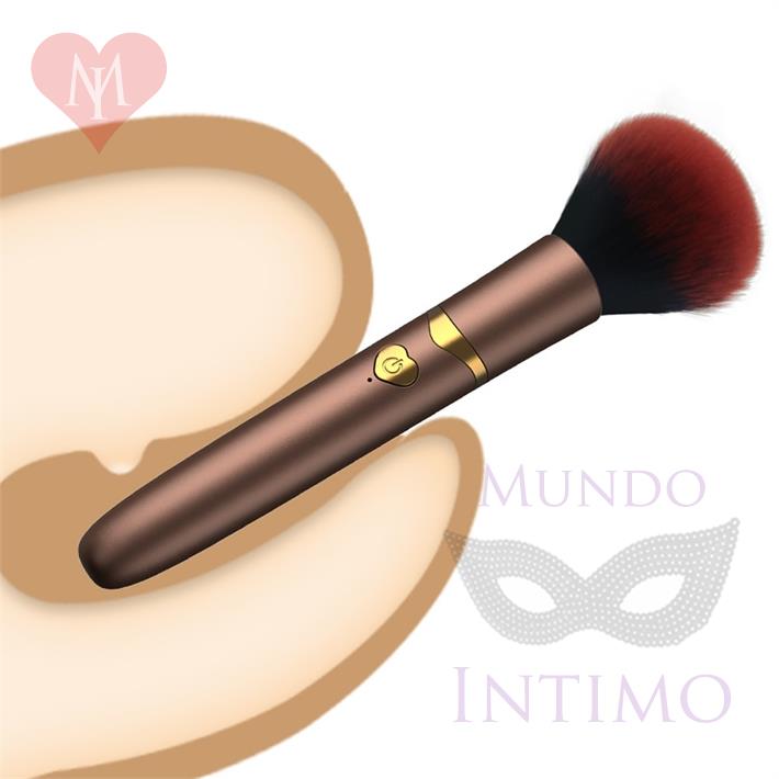 Brocha eléctrica para maquillaje, herramienta de belleza con vibración, 10 modos de vibracion