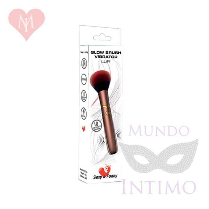 Brocha eléctrica para maquillaje, herramienta de belleza con vibración, 10 modos de vibracion