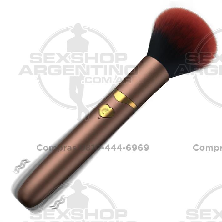 Brocha eléctrica para maquillaje, herramienta de belleza con vibración, 10 modos de vibracion