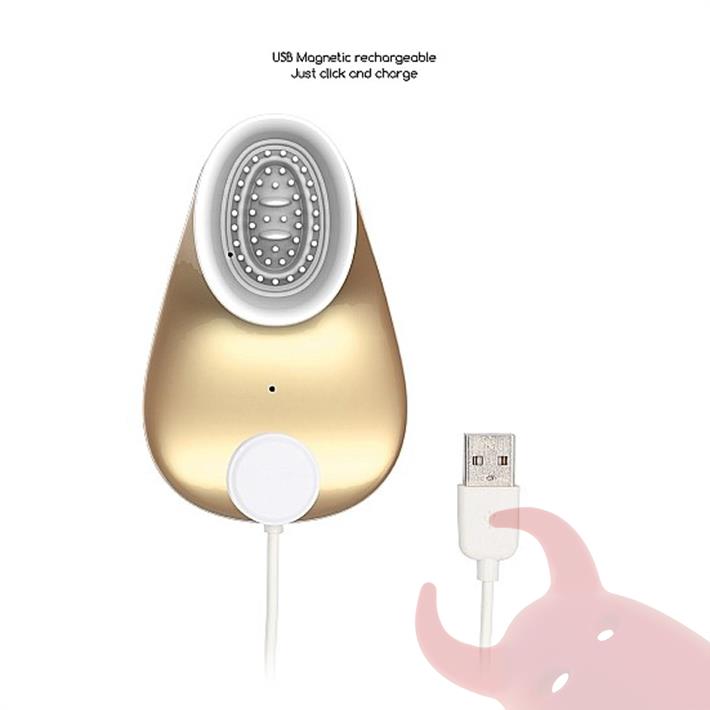 Masajeador clitorial con succionador y carga USB
