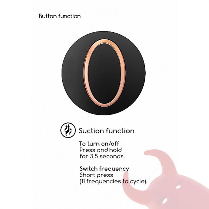 Pequeño Succionador de clitoris con 11 funciones y carga USB