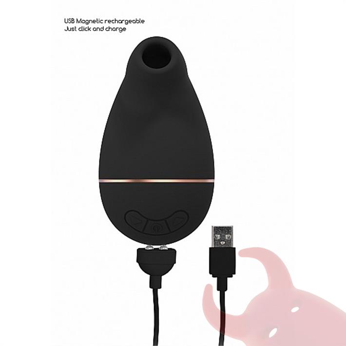 Pequeño Succionador de clitoris con carga USB y un potente motor