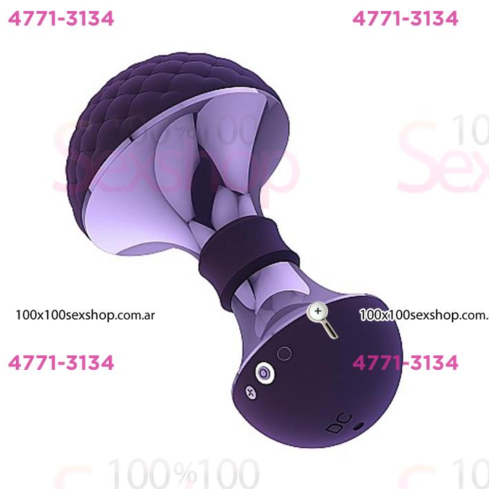 Masajeador vaginal con cabezal flexible y motor potente